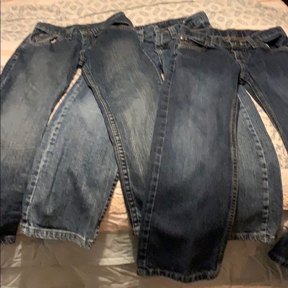3 pair of boys Wrangler jeans size 8
